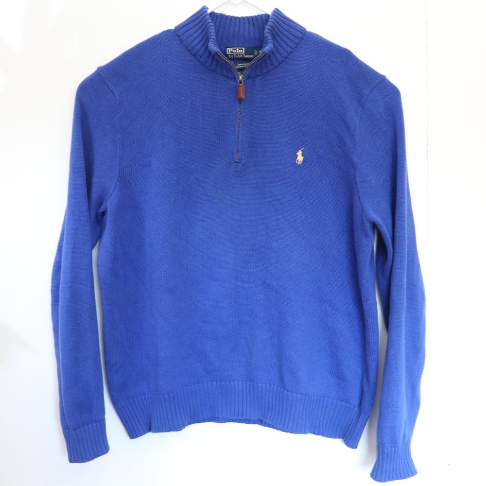 Men's Polo Ralph Lauren Quarter Zip Sweater XL
